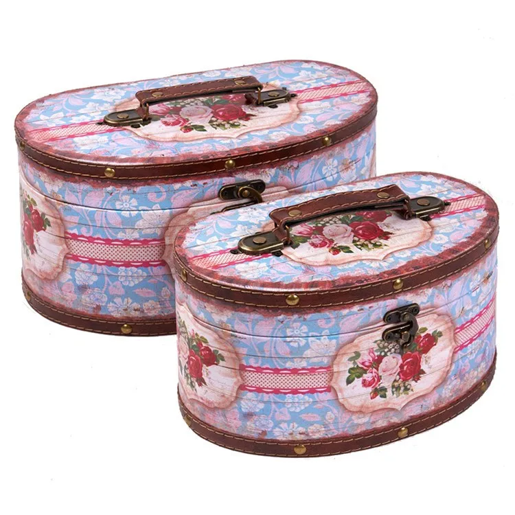 Extra Large Round Decorative Vintage Hat Boxes With Lids Buy Vintage