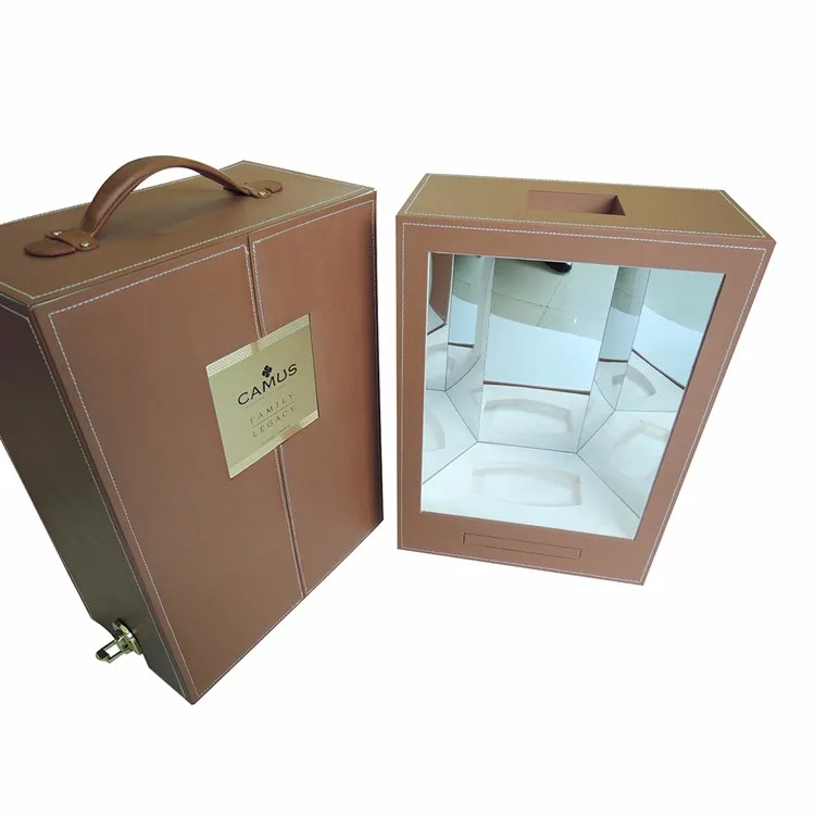 Luxury Leather Wine Glass Display Box Buy Wine Glass Display Box