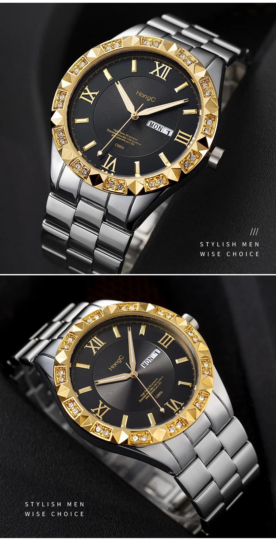 Yazole Z C0804 Relogio De Marca Clock Premium Gold Luxury Men Watch ...