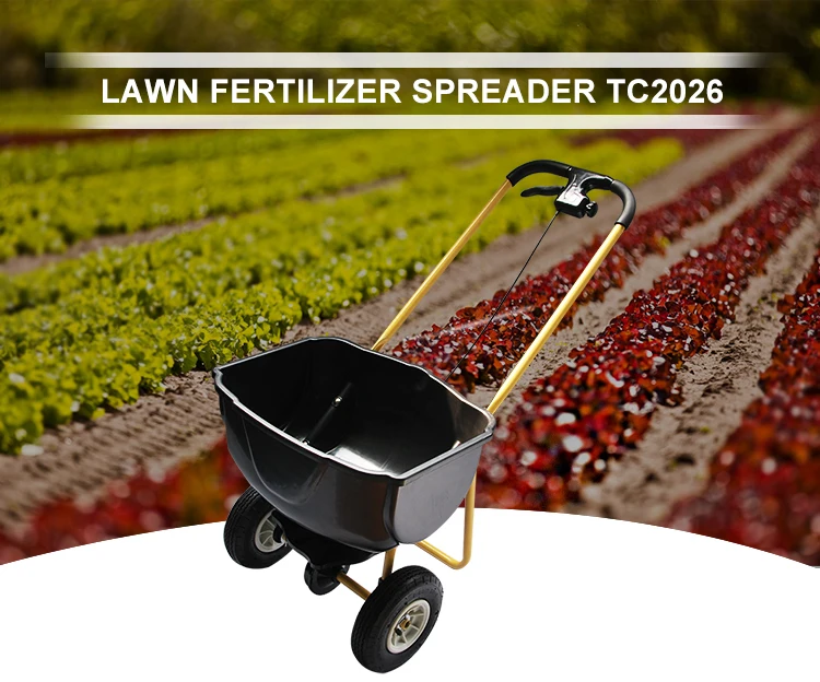 The Farm Hand Push Plastic Manual Fertilizer Spreader Buy Manual