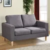 Fully Upholstered 2 Seater couch hotel furniture bedroom luxury fabric modern single seat