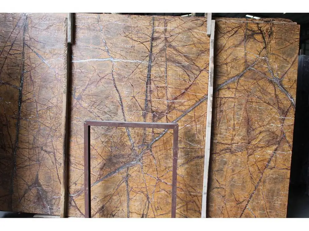 雨林棕色大理石大理石雨林地板森林棕色花岗岩