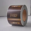 logo printed roll adhesive sticker label