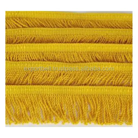 Metallic Gold /& Multi Coloured Fringe Decorative Trimming
