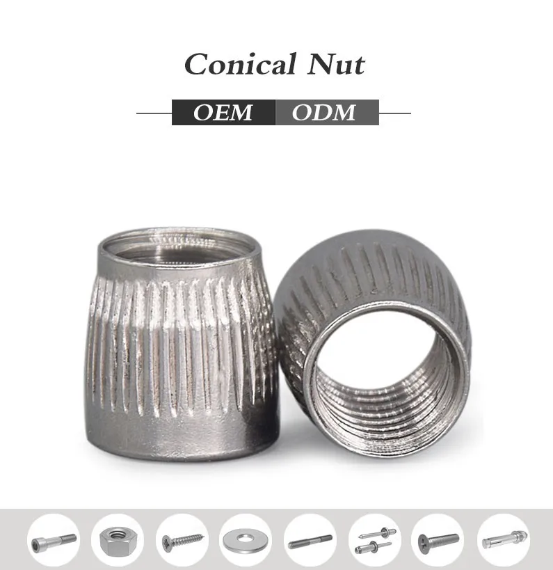 Gb22795 Stainless Steel Hex Conical Nut Buy Hex Conical Nut,Conical