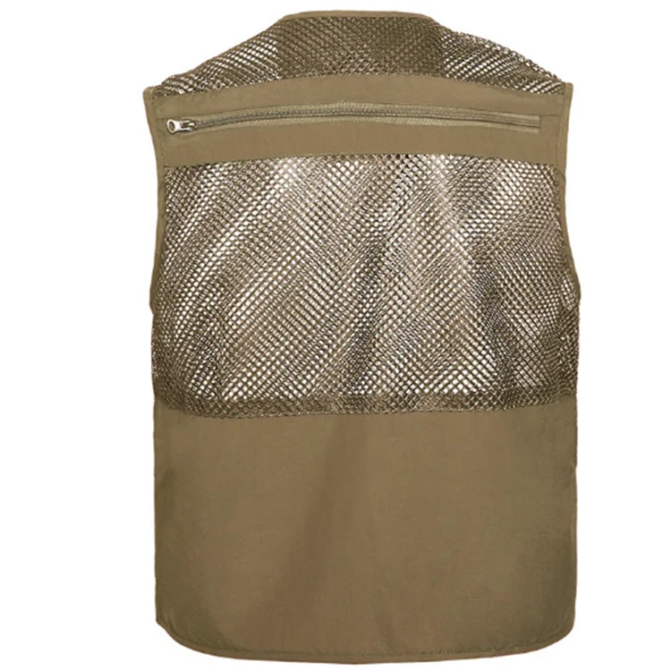 Photography Vest Camera Jacket With Multi Pockets For Men Outdoor