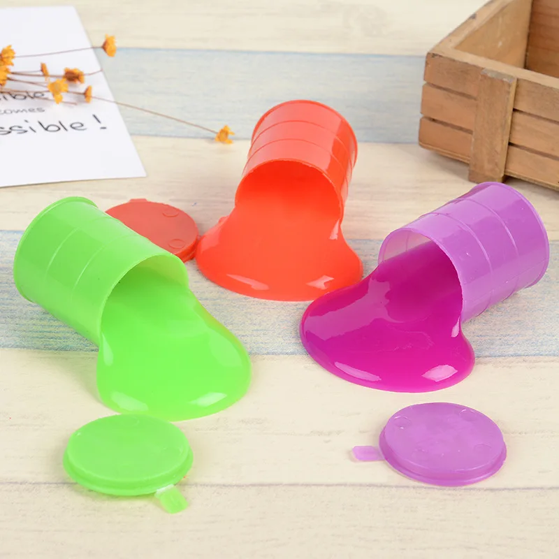 Colorful Funny Diy Crazy Slime Barrel Crystal Slime Toy Kit For Kids