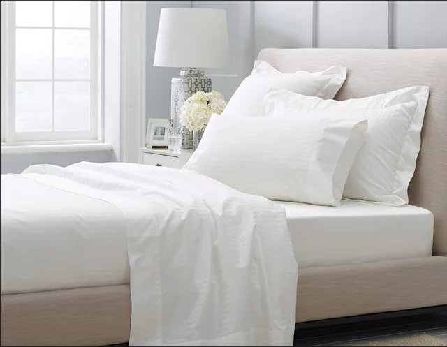 cheap 50% polyester 50% cotton bed sheet sets flat sheet fitted