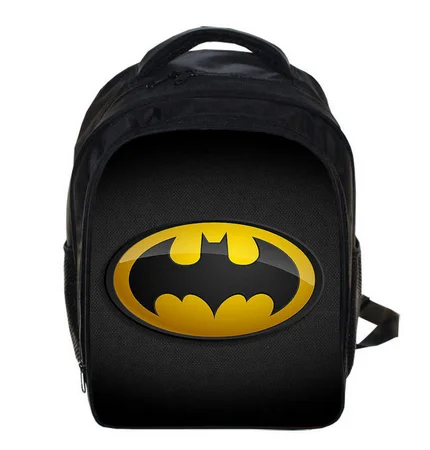 13 Inch Batman Superman Kindergarten Backpack Kids School Bags For Boys Daily Backpacks Children Hero Spiderman Bookbag