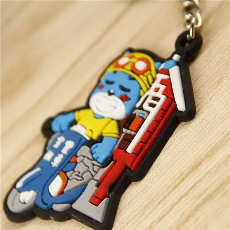 custom soft pvc keychain