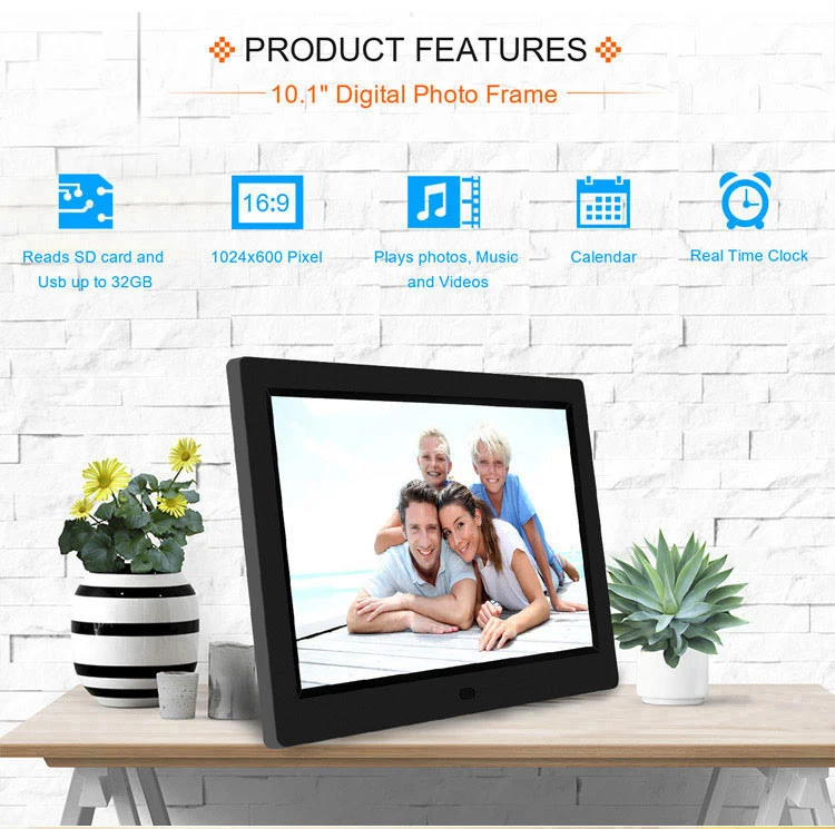 Remote Control 10 Inch Full Hd Video Loop Media Digital Photo Frame With Ce Rohs Fcc Buy 10