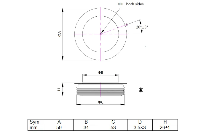 High requency Thyristor
