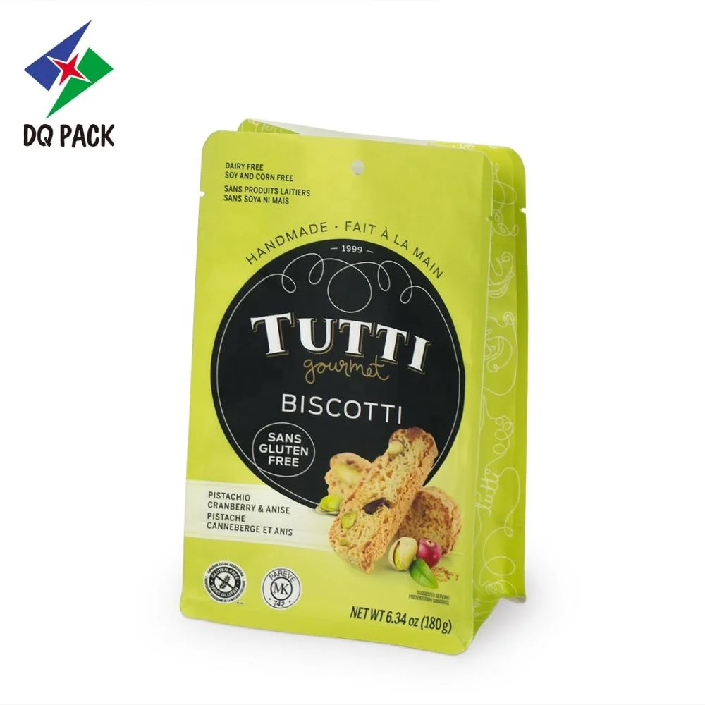 Flexible Packaging flat bottom pouch for biscuit food