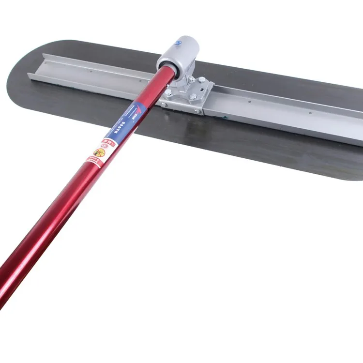 Concrete Tools Blue Steel Round End Fresno Trowel With Bull Float