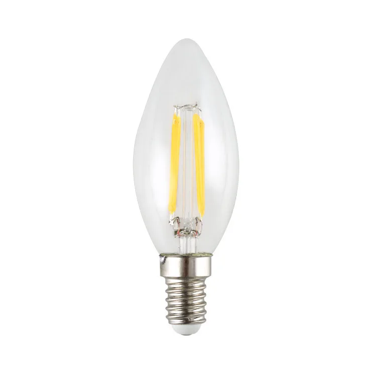 Antique Vintage Style Warm White Lamp E14 6W C35 LED Filament Candle Bulb