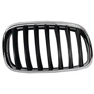 KEYSTONE 51137157688 - BM1200181 BMW X5 X6 GRILLE PASSENGER SIDE 3.0SI 3.0L CHROME-BLACK