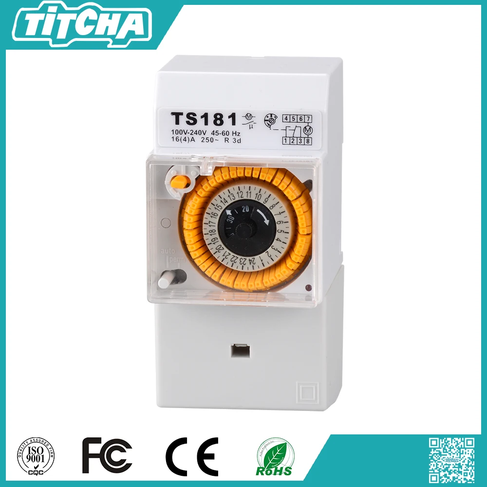 Ts18 Time Switch Programmable Countdown Timer / 220 Volt Timer Switch