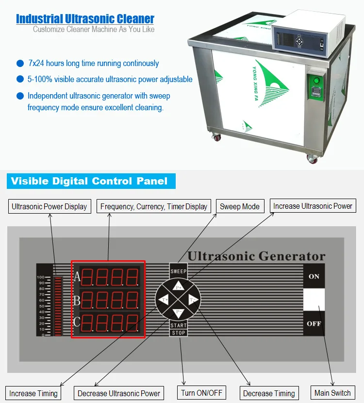 300L Large Industrial Ultrasonic Cleaning Tanks Cleaner for Sale - Anonkia