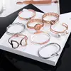Wholesale Fashion Gold Plated Cuff Stainless Steel Bangle For Ladies