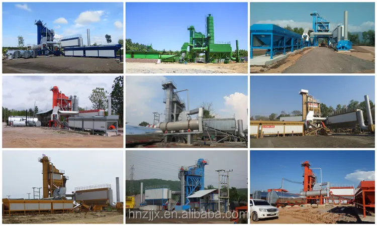 Batching plant 160t/h hot mix bitumen machine
