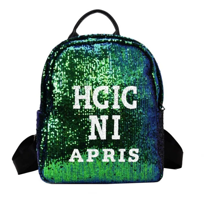 Laser Pu Drawstring Bag Silver Holographic Backpack Hologram Sport
