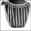 Wholesale 100% polyester long stretch black tassel fringe lace trimming for dance dress,curtain