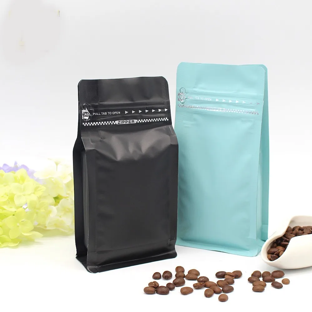 Stand Up Ziplock Matte Green Malaysia Tea Coffee Bags With Valve Buy