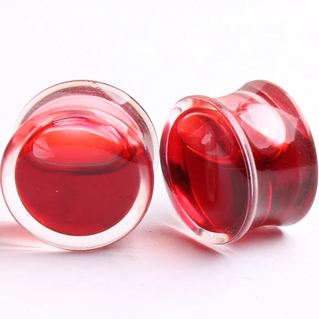 Ear Blood Find Deals On Line At Alibaba Get Quotations 1pair Lot New Arrival Liquid Ear Plugs Blood Gauges Pircing Earrings Body Jewellry