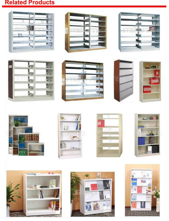 Factory Price Godrej Steel Book Rack Used Library Furniture