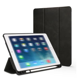 Stand Folio Case Cover with Multiple Viewing Angles, Auto Sleep/Wake,Pencil Holder -Black perfect match case for iPad pro 10.5in