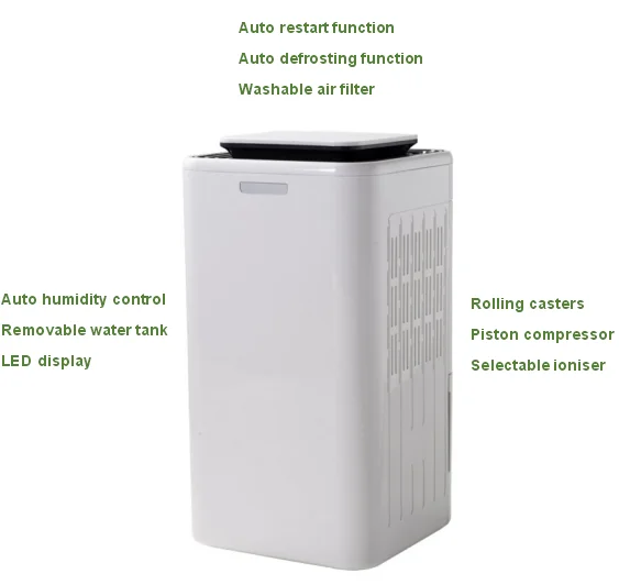 Ol120102e 2017 New Product 12l/day Home Use Dehumidifier With Wifi