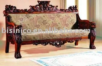 American Style Solid Wood Sofa Bench Fabric Living Room Set Clical Home Furniture American Style Solid Wood Sofa Bench Fabric Living Room Set Clical Home Furniture