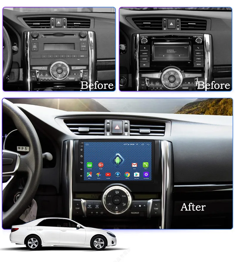 4g Lte 9 Inch Android 11 Car Radio Video Audio Dvd Multimedia Player ...