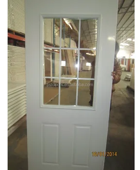 Exterior Doors With Half Glass White Buy Steel Door Interior Door Steel Panel Door Product On Alibaba Com