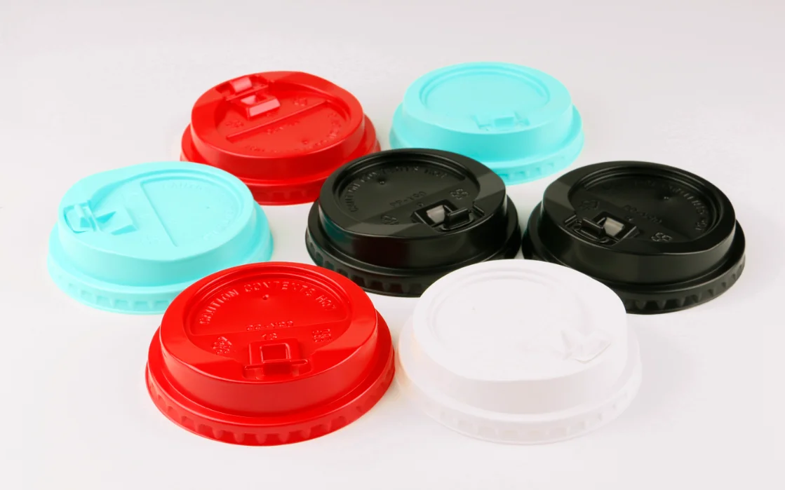 Disposable Hot Drink Cup Smart Lids Lid Plastic Customized Color