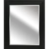 oak frame natural wooden MDF frame customise furniture mirror rectangle shape wall mounted mirror
