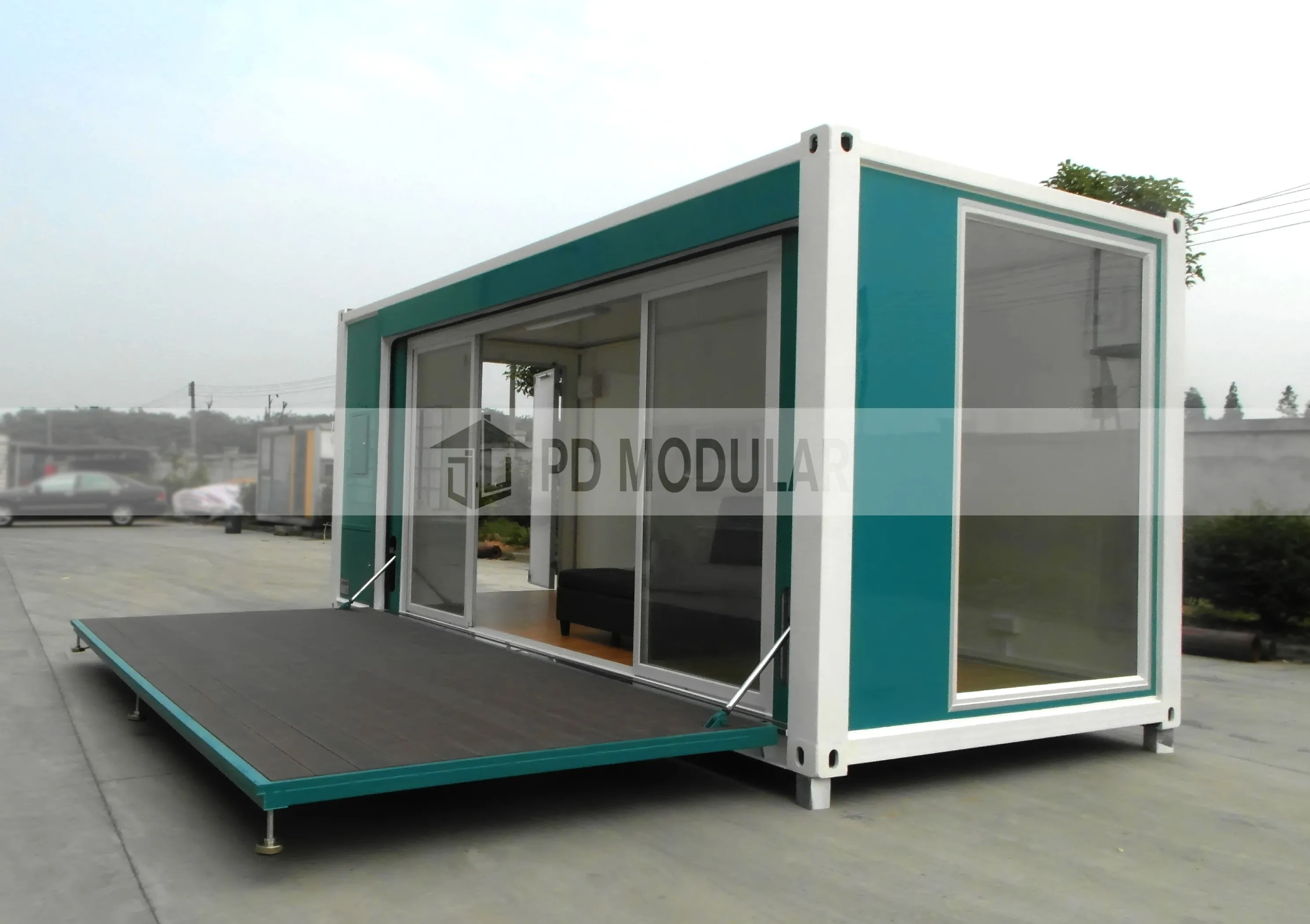 expandable living container house