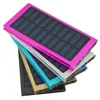 Promotion low price fashion waterproof five color solar power bank phone charger