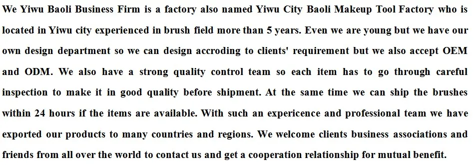 Baoli two color synthetic hair diamond kabuki brush for makeup