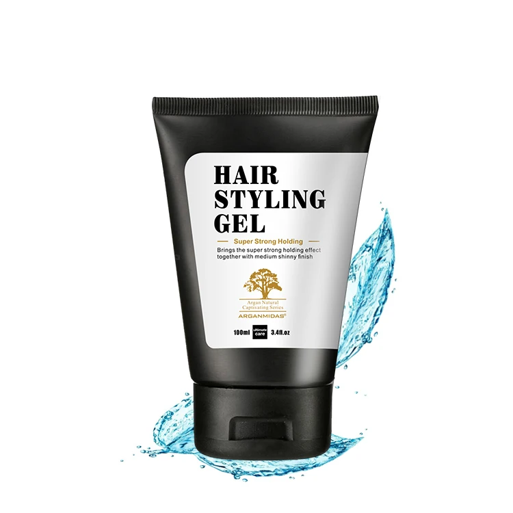 Private Label Super Strong Hold High Quality Hair Styling Gel For Men