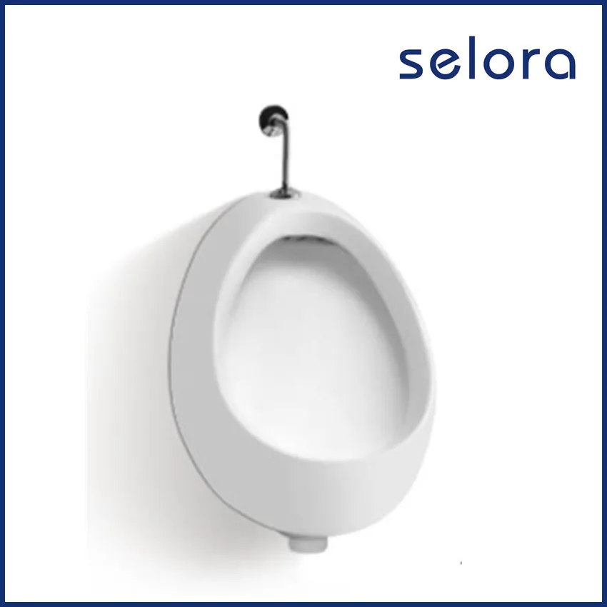 China Sanitary Ware Western Style Porcelain Wall Hung Man Mouth Urinal