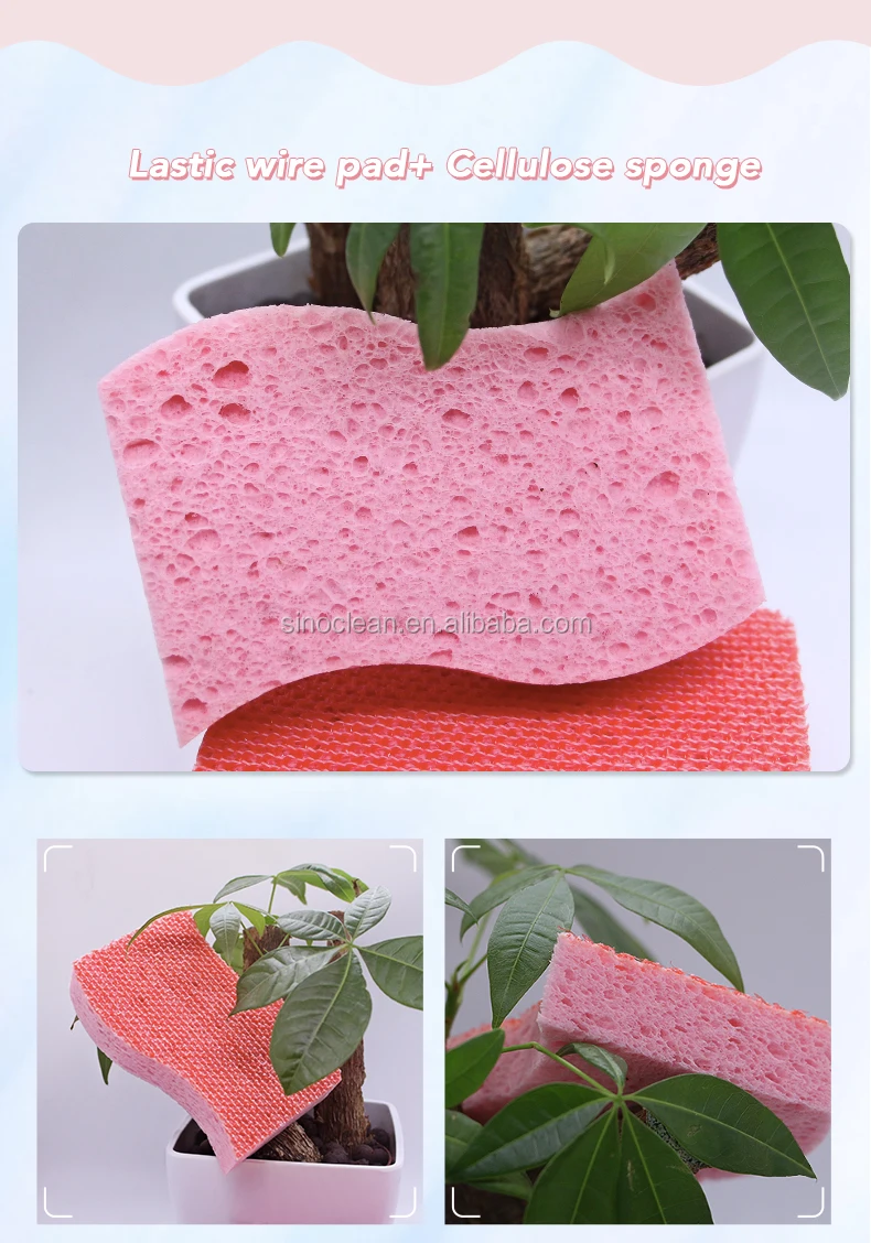 Abrasive Plastic Wire Sponge 3m Sponge Cleaning Cellulose Sponge 11