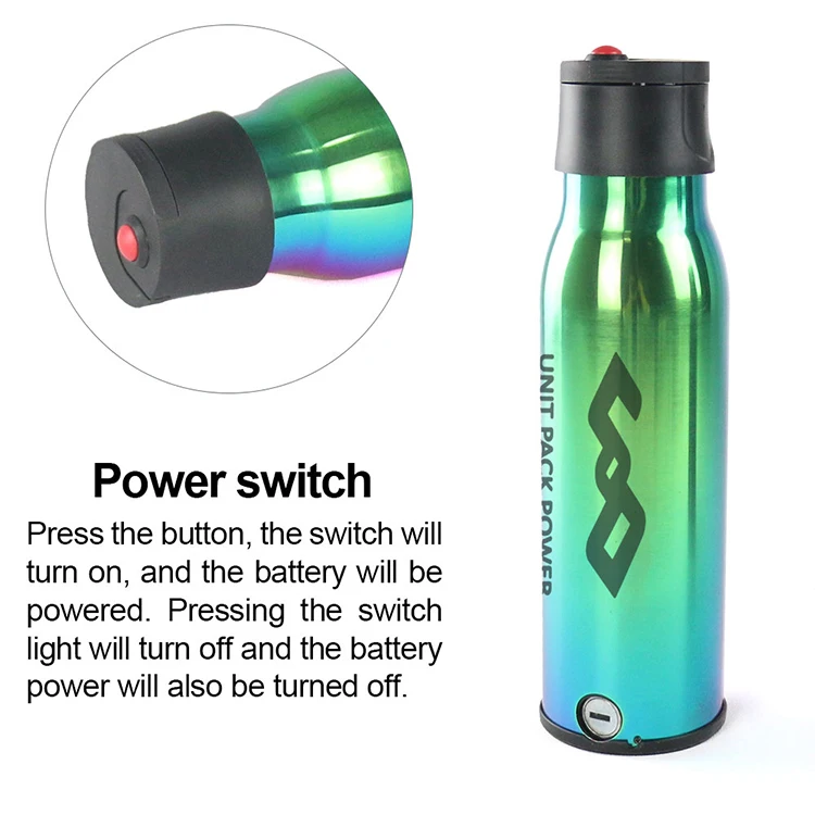 Mini Water Bottle Case 10s2p 18650 Lithium Battery Pack Akku 36v 5ah 5