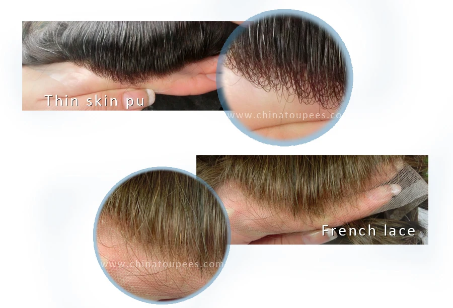 Best Quality Men Hair Pieces With Permanent Hair Staightening