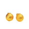Xuping fine jewellery copper alloy dubai gold plated women's ball stud earrings