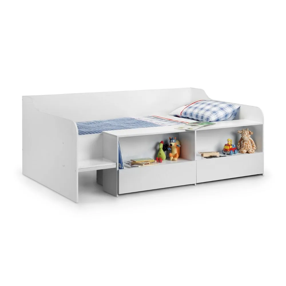 New Design Children Wood Melamine Board Single Sleeping Bed For Kids