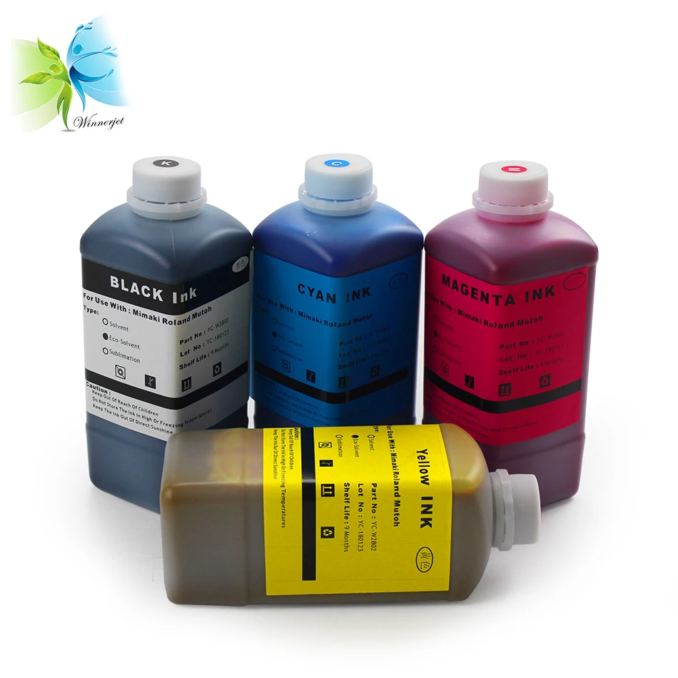 Winnerjet Eco Solvent Ink For Epson Dx4 Dx5 Solvent Based Ink Buy Eco