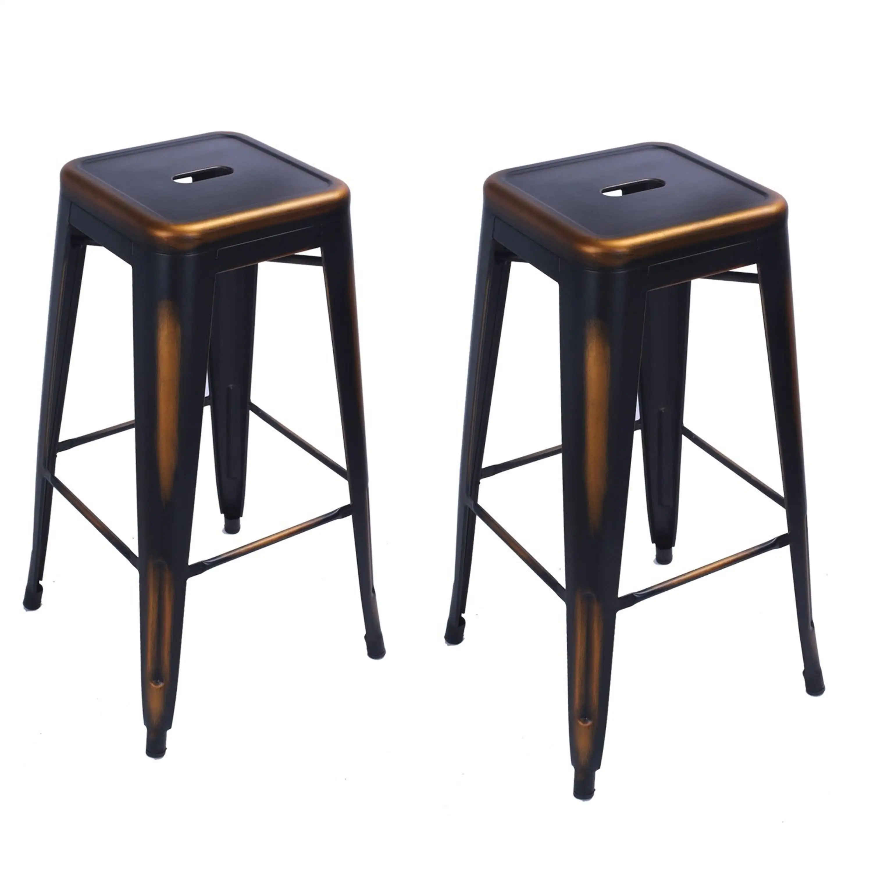 Stackable Backless Wood Seat Marais Counter Metal Vintage - Stackable Backless Wood Seat Marais Counter Metal Vintage Industrial Barstools stackable backless wood seat marais counter metal vintage - stackable backless wood seat marais counter metal vintage industrial barstools