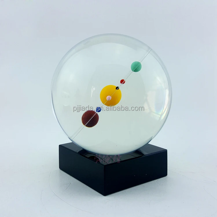Celestial 3d Solar System Crystal Glass Ball With Led Lighting Base For Souvenir Gifts Wholesale Buy Hot Selling Glass Crystal Ballcrystal Ball For