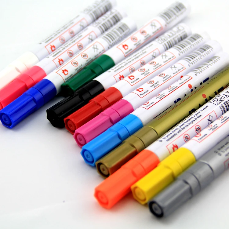 Oem Artist Grade Chalk Finecolour Marker Pen Permanent Paint Fabric